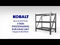 How to Assemble the Kobalt 3-Tier Heavy-Duty Steel Shelving Unit Step-by-Step Tutoria