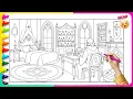 Coloring WICKED Alchemist BEDROOM Satisfying Coloring Pages - Step-by-Step Coloring