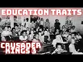 Education Traits Crusader Kings 3