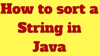 How to sort a string in java without using String method