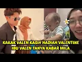 Lagu Ibu valen suruh valen bawa mila kerumah, mila dan valen dapat hadiah valentine