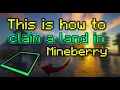 This is how to claim a land rg in Mineberry server