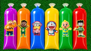 Menemukan Color Bags : Doraemon,Minion,Tung Tung Sahur,My Little Pony dan Cocomelon