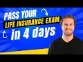 Pass Your Life and Health Insurance Exam on the First Try Passed in 4 days