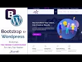 Bootstrap to WordPress Theme Development Part - 10 How to Customize Navwalker For Very Top Menu