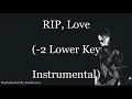 Faouzia - RIP, Love (-2 Lower MALE Key Piano Instrumental / Karaoke)