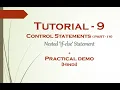 Tutorial - 9 PART