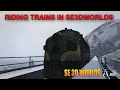 RIDING TRAINS IN SE3DWORLD FiveM