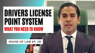 Drivers License Points System Explained - House of Law Ep 28