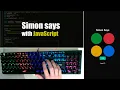 Programming Simon Says Game with JavaScript ASMR Coding No Talk