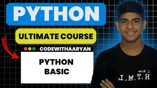 Python Basics for Beginners Variables Data Types Input Output Python Ultimate Course