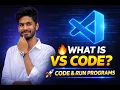 What is VS Code How to Write Run Programs in VS Code Telugu Beginner Guide