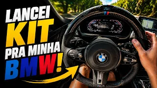 LANCEI O KIT COMPLETO NA MINHA BMW! (Painel Digital + Volante M Performance)