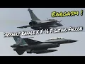 Lagu Dasyatnya Suara Pesawat Tempur Dassault Rafale \u0026 F-16 Fighting Falcon [Eargasm]