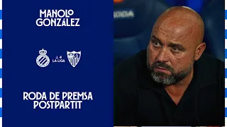 🎥 Roda de premsa postpartit de Manolo González #EspanyolSevilla
