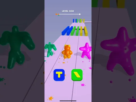 Blob Shifter 3D Level 1428 | Cubic Gaming #shorts #games #gameplay