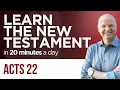 Acts 22 The New Testament Daily with Jerry Dirmann