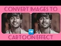 How to turn images to cartoon effect with python python openCV