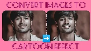 How to turn images to cartoon effect with python python openCV