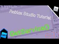 Roblox Studio Tutorial Part 48 GetService