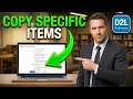 D2L Brightspace - Copy specific items between your courses like a master
