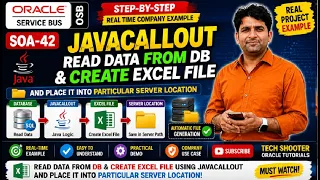 SOA-42 Read Data from DB Create Excel File using Java Callout in OSB Real Project Example