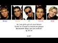 Lagu Backstreet boys - Get Down (You're the one for me) Color Coded lyrics
