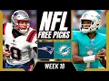 PATRIOTS vs DOLPHINS NFL Picks and Predictions Week 18 NFL Free Picks Today