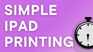 How to print from your iPad step by step PDF printing example