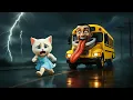 Download Lagu 😱🚌The kitten suddenly encountered a mutated big eyed school bus!✨💥 #ai #story #catshorts#aicat