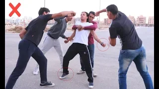 لو ماشي في الشارع و أكتر من شخص حاول يفتري عليك هتتصرف إزاي   الفيديو الشامل                دندنها