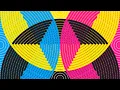 CMYK Color Wheel Rings Grid art studies 07 Processing art Creative coding