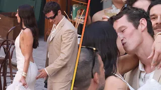 Callum Turner Grabs Dua Lipa s Butt as She STUNS at Their Wedding Welcome Party