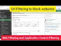 How to Configure User-Defined Security Policies Web Filtering in FortiGate Firewall