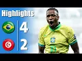 Lagu Bгɑzil vs Tunisiɑ 4-2 - All Goals \u0026 Highlights - 2025