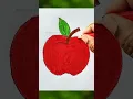 Apple Drawing and Coloring for Kids How to Draw an Apple for Kids