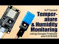 IoT Based Temperature and Humidity Monitoring using Google Firebase and ESP8266