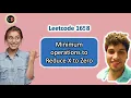 Minimum operations to Reduce X to Zero Leetcode 1658 Live coding session