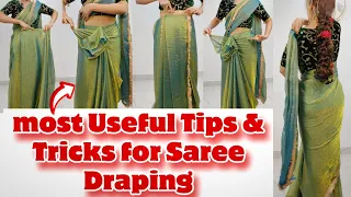lets drape your festive saree with my instructions step by step festival saree draping tutorial 
