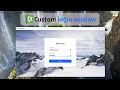 PyQt Style Sheets QLineEdit QPushButton QWidget Login Window