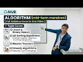 Algorithm Mid-Term Marathon Searching Sorting Master Theorem Greedy Full Syllabus AIUB