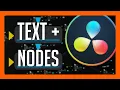 All About Text Nodes - Fusion Nodes 101 Tutorial