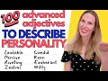 Learn 100 Advanced Adjectives to Describe Personality in 30 Minutes FREE LESSON PDF
