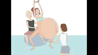 pregnant big belly