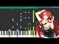 Download Lagu Highschool DxD Openings 1-4 Piano Medley
