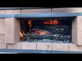 Dry-stack Brick Pizza Oven First Test Firing