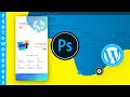 Convert PSD To WordPress Custom Website With HTML And CSS