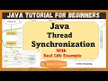 Thread Synchronization in Java Java Multithreading Java for beginners