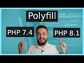 PHP Code fur mehrere Versionen entwickeln Polyfill einfach erklart PHP Tutorial Deutsch