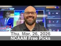 Sweet 16 Picks 2026 March Madness NCAAM College Basketball Predictions - Today s Free Plays